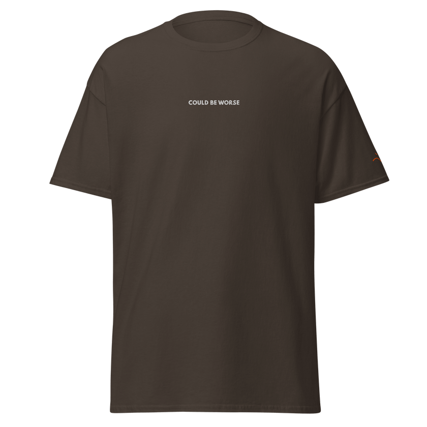COULD BE WORSE — Emotional & Mental Health T-Shirt by Lumo — mental health apparel for overthinkers