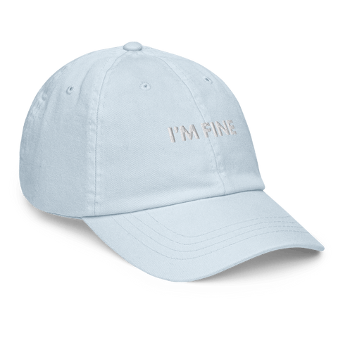 I’m Fine — Emotional & Mental Health Cap by Lumo — mental health apparel for overthinkers