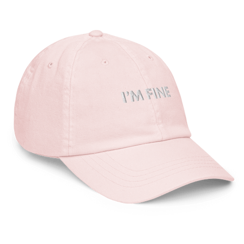 I’m Fine — Emotional & Mental Health Cap by Lumo — mental health apparel for overthinkers