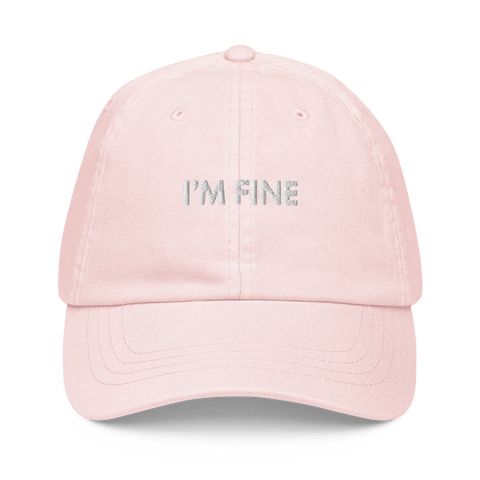 I’m Fine — Emotional & Mental Health Cap by Lumo — mental health apparel for overthinkers