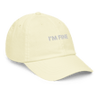 I’m Fine — Emotional & Mental Health Cap by Lumo — mental health apparel for overthinkers
