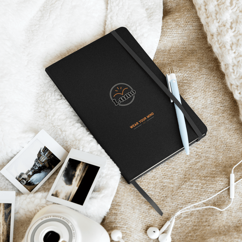 Lumo Hardcover Notebook by Lumo — mental health apparel for overthinkers