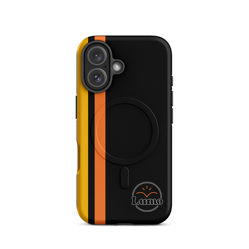 Lumo Stripe MagSafe® tough case for iPhone® by Lumo — mental health apparel for overthinkers