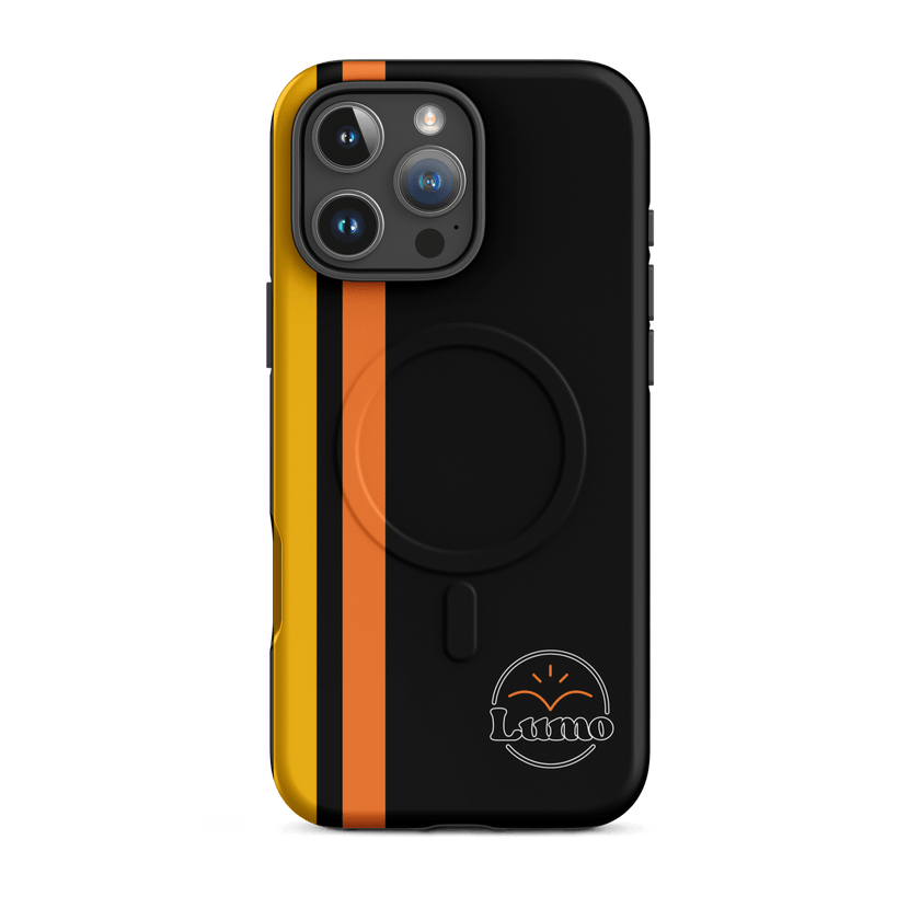Lumo Stripe MagSafe® tough case for iPhone® by Lumo — mental health apparel for overthinkers