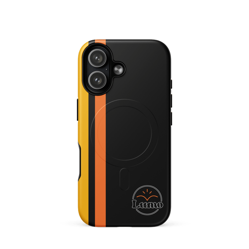 Lumo Stripe MagSafe® tough case for iPhone® by Lumo — mental health apparel for overthinkers