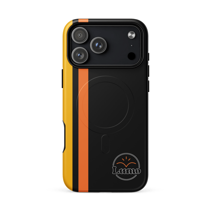 Lumo Stripe MagSafe® tough case for iPhone® by Lumo — mental health apparel for overthinkers