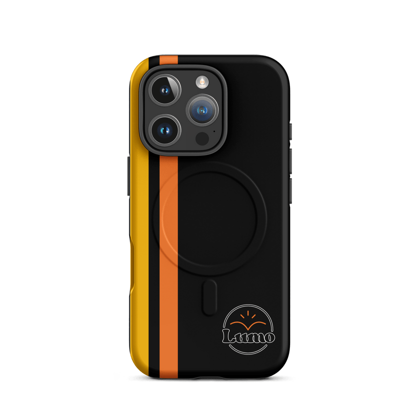 Lumo Stripe MagSafe® tough case for iPhone® by Lumo — mental health apparel for overthinkers