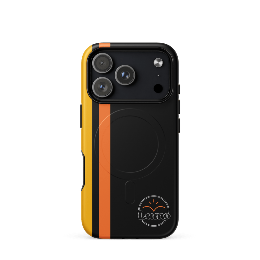 Lumo Stripe MagSafe® tough case for iPhone® by Lumo — mental health apparel for overthinkers