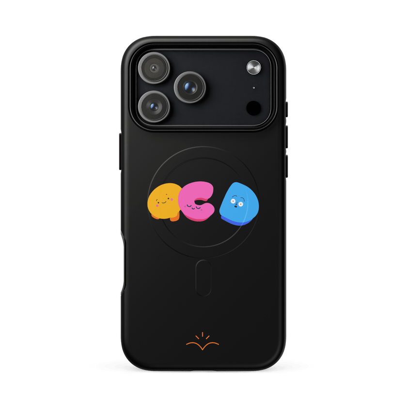 OCDoodles™ — OCD Awareness MagSafe® Tough Case for iPhone® by Lumo — mental health apparel for overthinkers