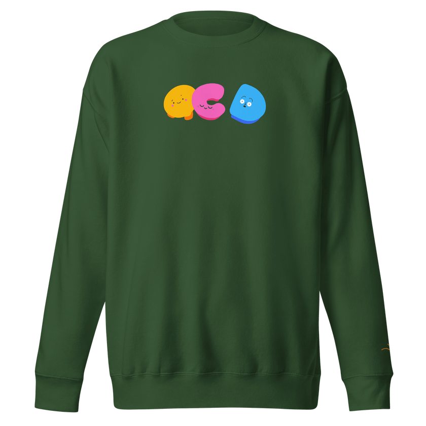 OCDoodles™ — OCD Awareness Sweatshirt by Lumo — mental health apparel for overthinkers