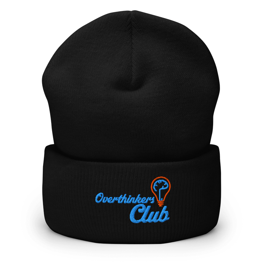 Overthinkers Club — Overthinking & Anxiety Beanie by Lumo — mental health apparel for overthinkers