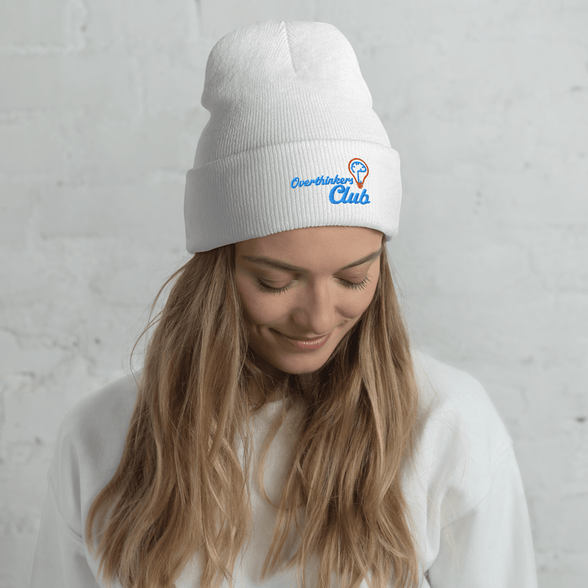 Overthinkers Club — Overthinking & Anxiety Beanie by Lumo — mental health apparel for overthinkers
