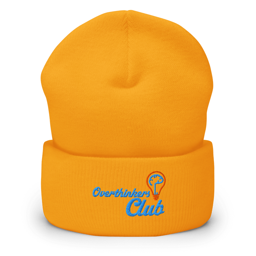 Overthinkers Club — Overthinking & Anxiety Beanie by Lumo — mental health apparel for overthinkers