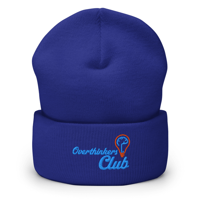 Overthinkers Club — Overthinking & Anxiety Beanie by Lumo — mental health apparel for overthinkers