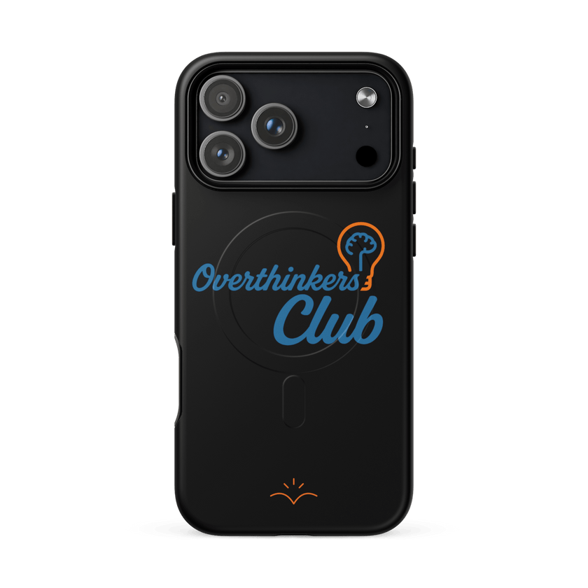 Overthinkers Club — Overthinking & Anxiety MagSafe® Tough Case for iPhone® by Lumo — mental health apparel for overthinkers