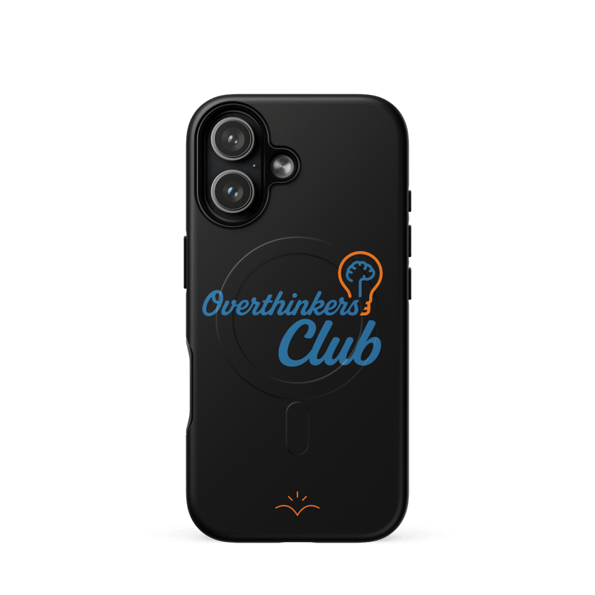 Overthinkers Club — Overthinking & Anxiety MagSafe® Tough Case for iPhone® by Lumo — mental health apparel for overthinkers