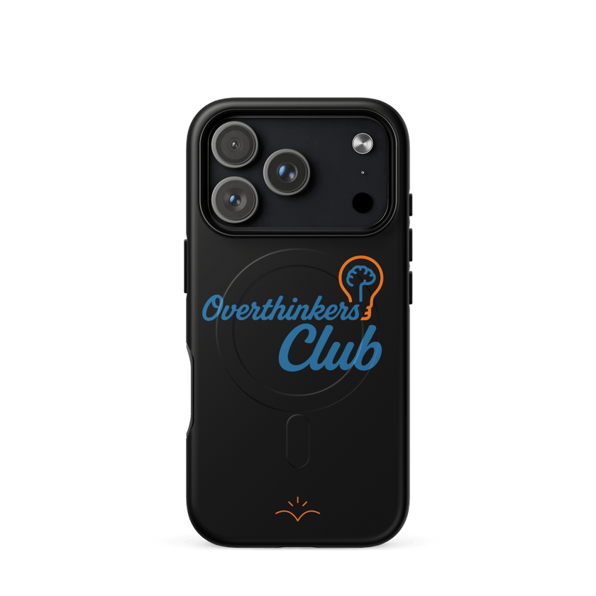 Overthinkers Club — Overthinking & Anxiety MagSafe® Tough Case for iPhone® by Lumo — mental health apparel for overthinkers