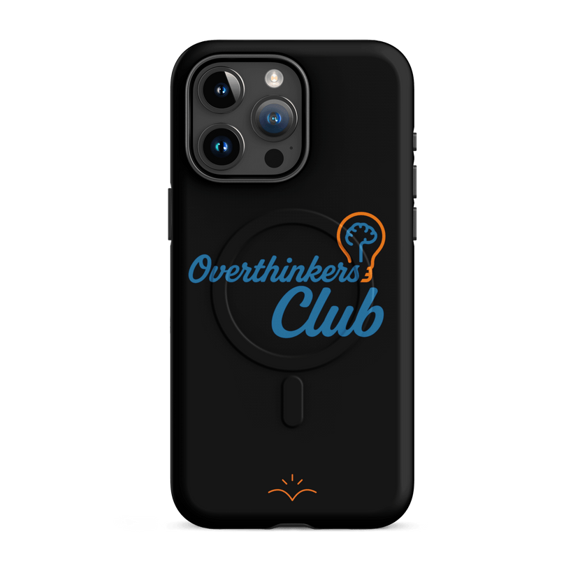 Overthinkers Club — Overthinking & Anxiety MagSafe® Tough Case for iPhone® by Lumo — mental health apparel for overthinkers