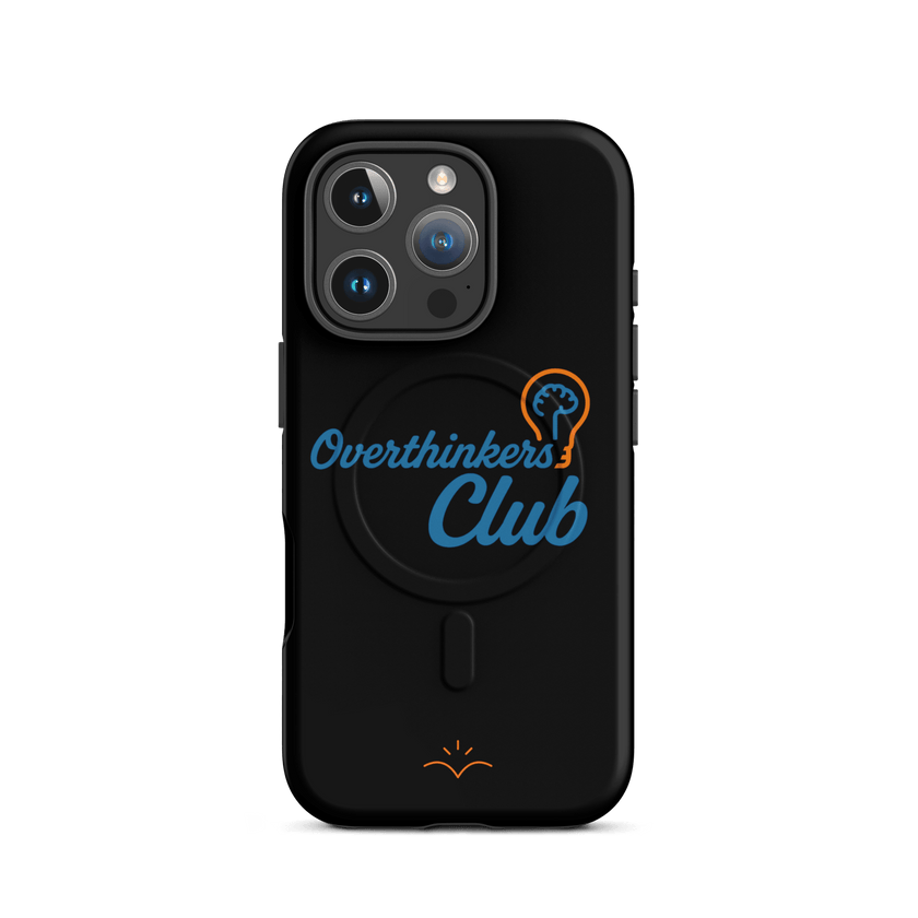 Overthinkers Club — Overthinking & Anxiety MagSafe® Tough Case for iPhone® by Lumo — mental health apparel for overthinkers