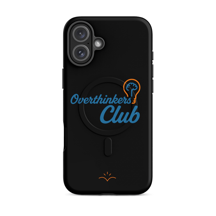 Overthinkers Club — Overthinking & Anxiety MagSafe® Tough Case for iPhone® by Lumo — mental health apparel for overthinkers