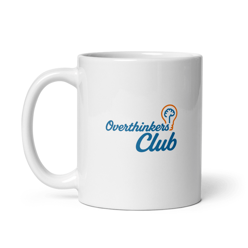 Overthinkers Club — Overthinking & Anxiety Mug by Lumo — mental health apparel for overthinkers