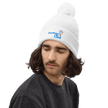 Overthinkers Club — Overthinking & Anxiety Pom Pom Beanie by Lumo — mental health apparel for overthinkers