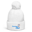 Overthinkers Club — Overthinking & Anxiety Pom Pom Beanie by Lumo — mental health apparel for overthinkers