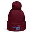 Overthinkers Club — Overthinking & Anxiety Pom Pom Beanie by Lumo — mental health apparel for overthinkers
