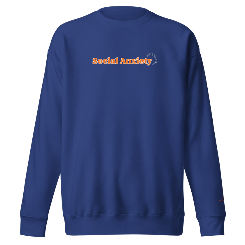 Social Anxiety Loading… — Social Anxiety & Mental Health Sweatshirt by Lumo — mental health apparel for overthinkers