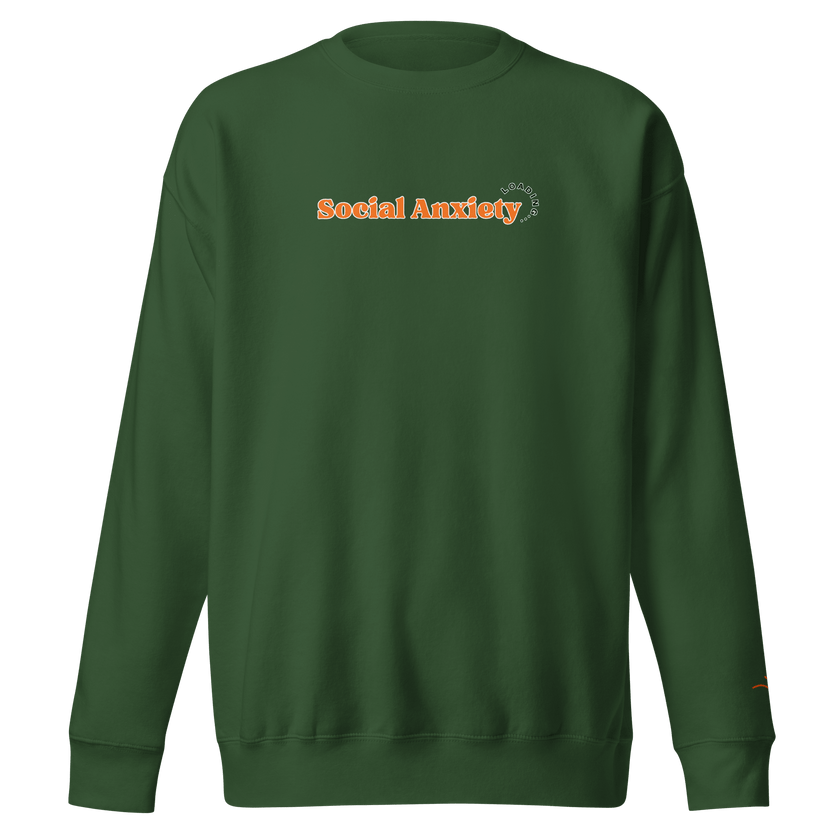 Social Anxiety Loading… — Social Anxiety & Mental Health Sweatshirt by Lumo — mental health apparel for overthinkers