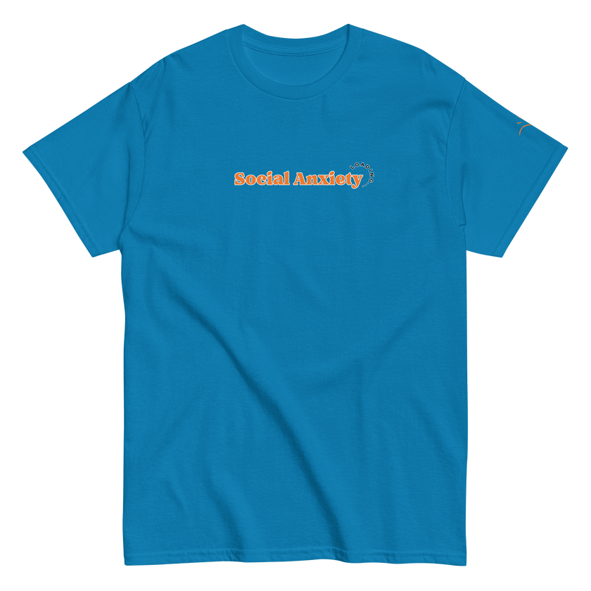 Social Anxiety Loading… — Social Anxiety & Mental Health T-Shirt by Lumo — mental health apparel for overthinkers