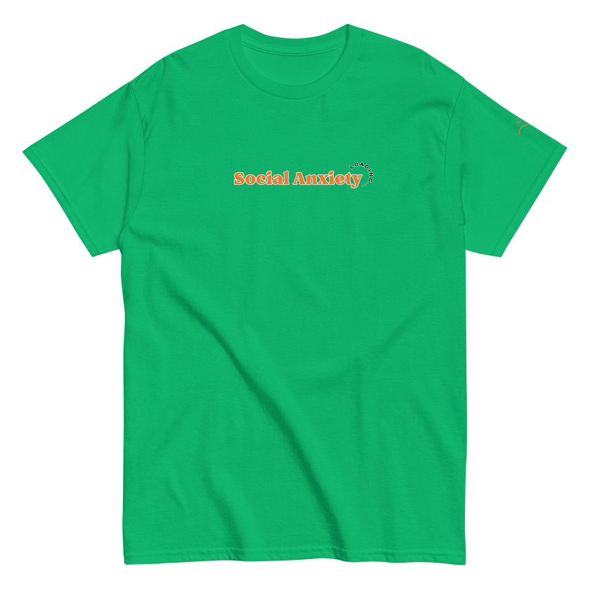 Social Anxiety Loading… — Social Anxiety & Mental Health T-Shirt by Lumo — mental health apparel for overthinkers