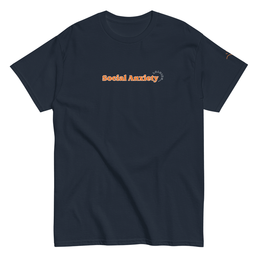 Social Anxiety Loading… — Social Anxiety & Mental Health T-Shirt by Lumo — mental health apparel for overthinkers
