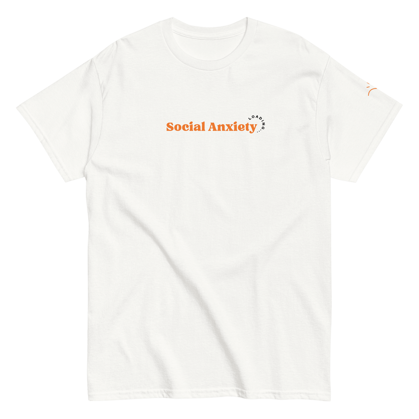 Social Anxiety Loading… — Social Anxiety & Mental Health T-Shirt by Lumo — mental health apparel for overthinkers