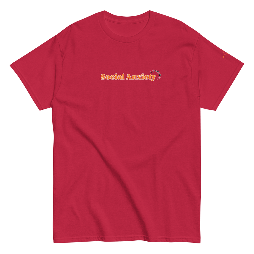 Social Anxiety Loading… — Social Anxiety & Mental Health T-Shirt by Lumo — mental health apparel for overthinkers