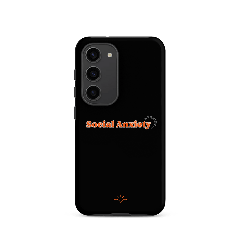 Social Anxiety Loading… — Social Anxiety & Mental Health Tough Case for Samsung® by Lumo — mental health apparel for overthinkers