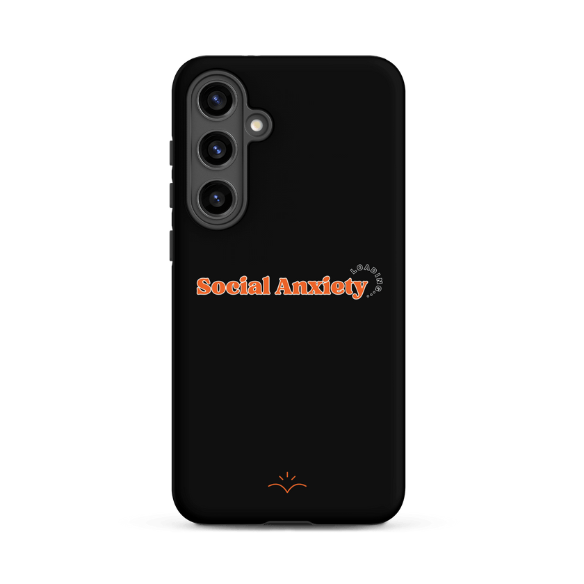 Social Anxiety Loading… — Social Anxiety & Mental Health Tough Case for Samsung® by Lumo — mental health apparel for overthinkers
