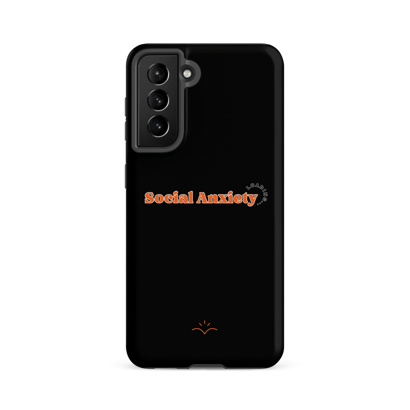 Social Anxiety Loading… — Social Anxiety & Mental Health Tough Case for Samsung® by Lumo — mental health apparel for overthinkers