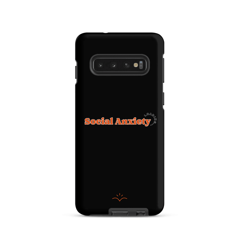 Social Anxiety Loading… — Social Anxiety & Mental Health Tough Case for Samsung® by Lumo — mental health apparel for overthinkers