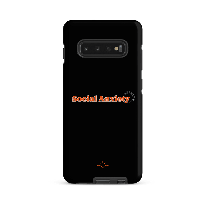 Social Anxiety Loading… — Social Anxiety & Mental Health Tough Case for Samsung® by Lumo — mental health apparel for overthinkers