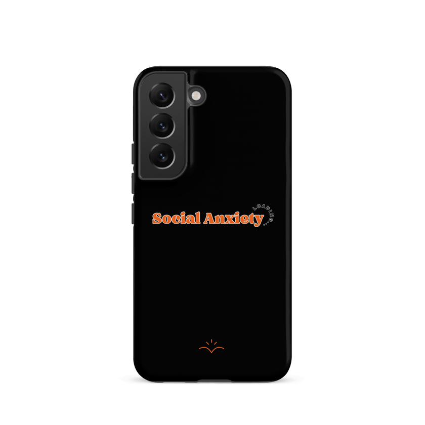 Social Anxiety Loading… — Social Anxiety & Mental Health Tough Case for Samsung® by Lumo — mental health apparel for overthinkers