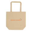 Social Anxiety — Social Anxiety & Mental Health Tote Bag by Lumo — mental health apparel for overthinkers