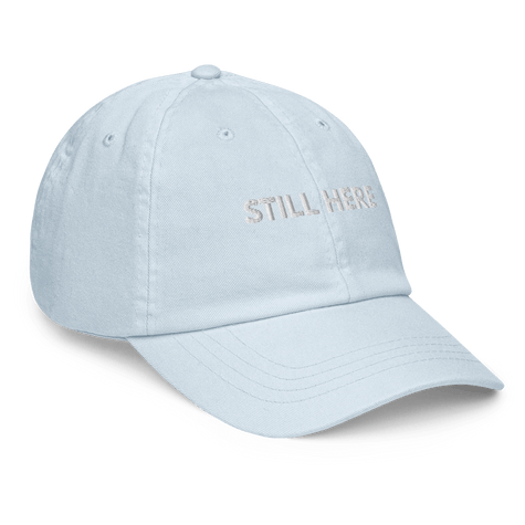 STILL HERE — Emotional & Mental Health Cap by Lumo — mental health apparel for overthinkers